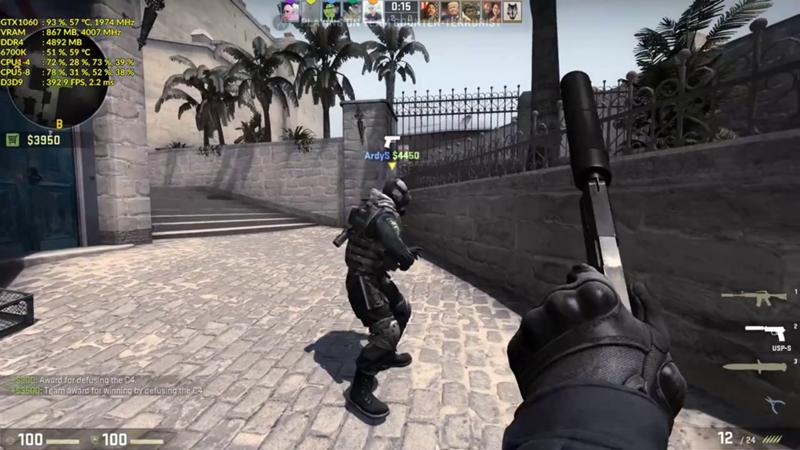 Как повысить в FPS d CS GO? онлайн