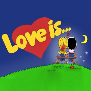 Love is... - вкладыши-картинки на День святого Валентина